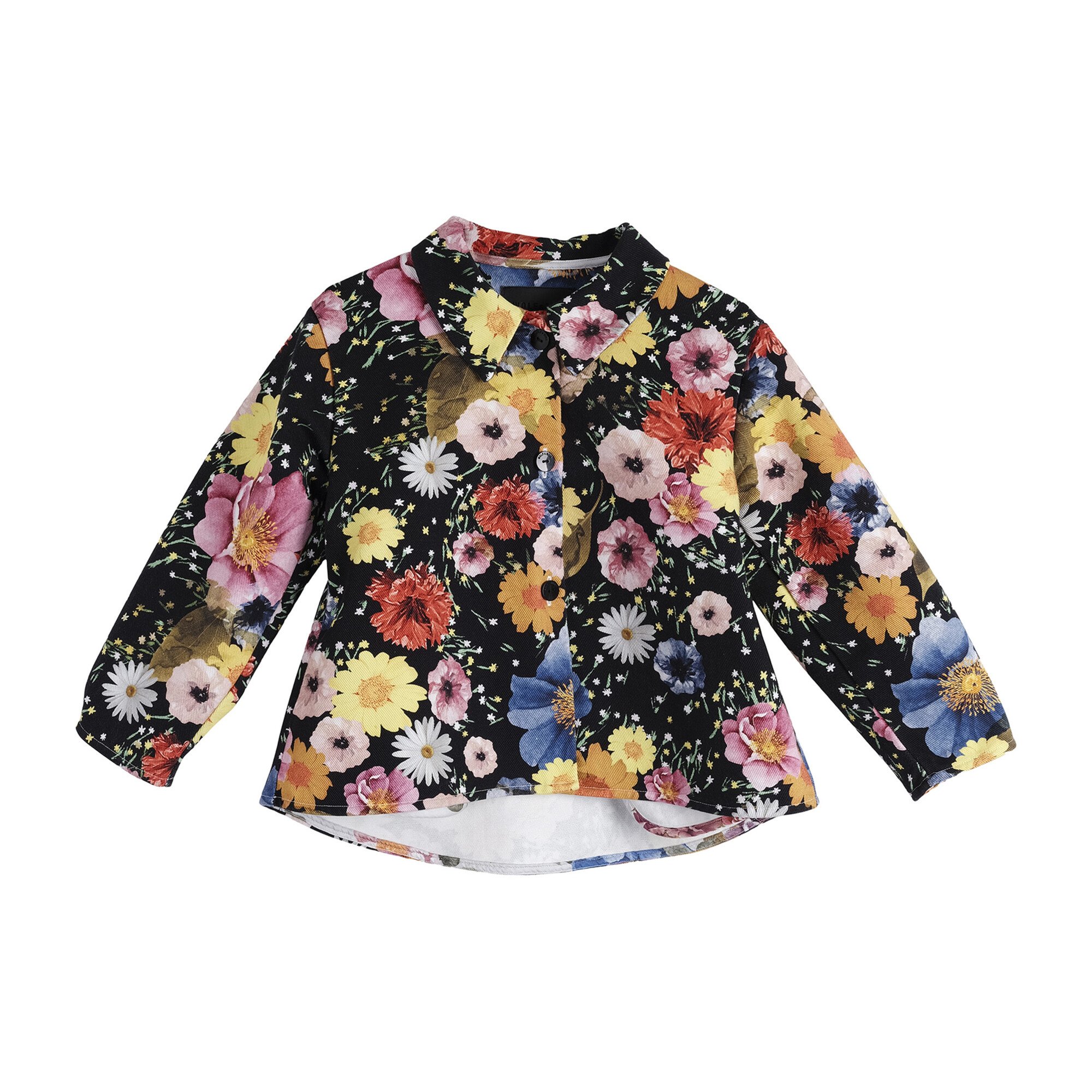 coat with flowers