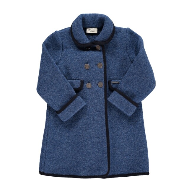 Razorbill Coat, Dutch Blue - Wool Coats - 1