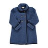 Razorbill Coat, Dutch Blue - Wool Coats - 1 - thumbnail
