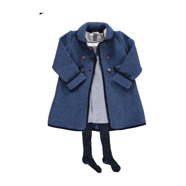 Razorbill Coat, Dutch Blue - Wool Coats - 2