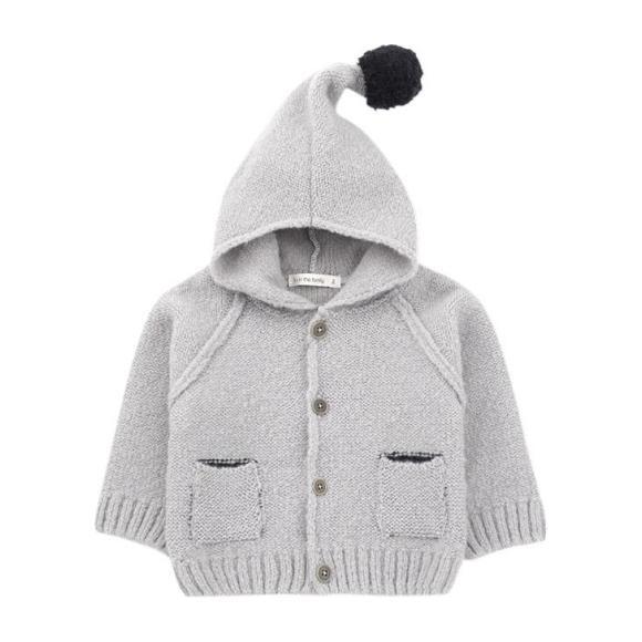 Ruben Hooded Jacket, Light Grey - Raincoats - 1