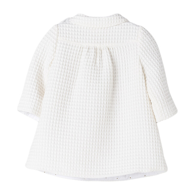Pique Baby Coat, Ivory - Coats - 2