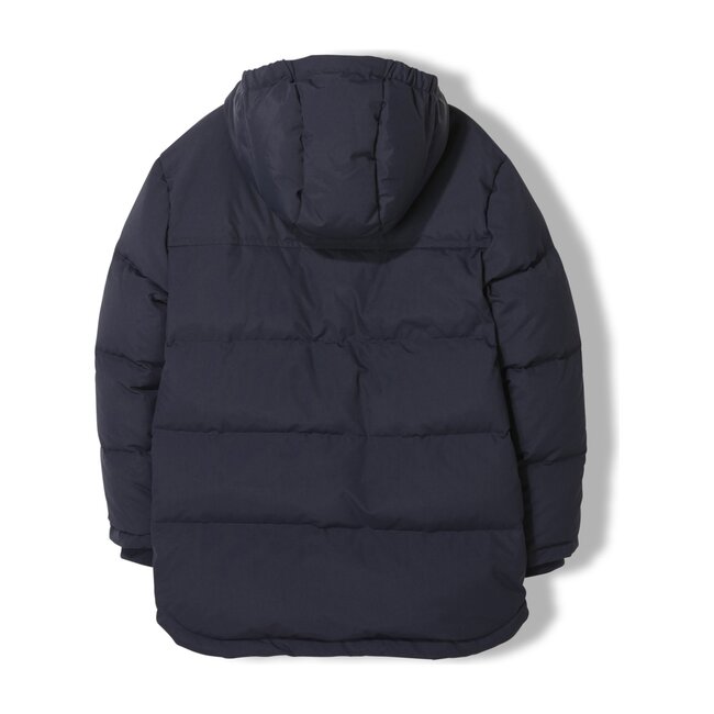 Loose Fit Down Parka in Navy