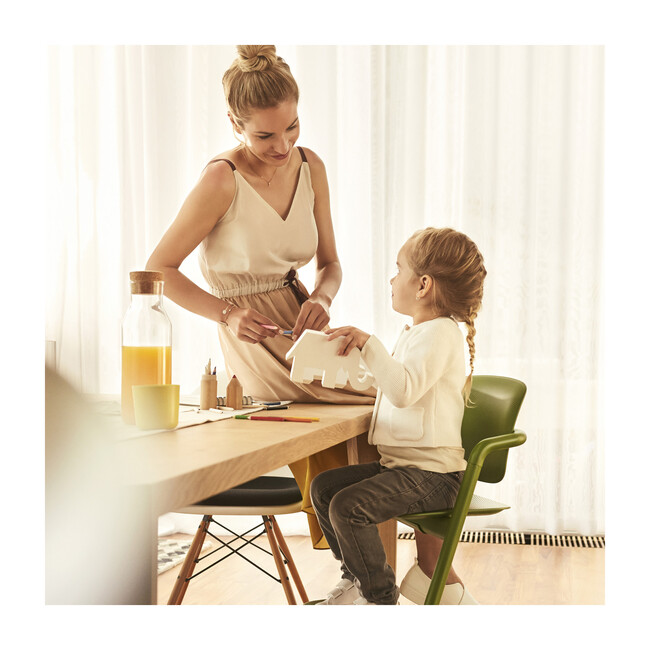 Lemo Chair, Green - Highchairs - 3