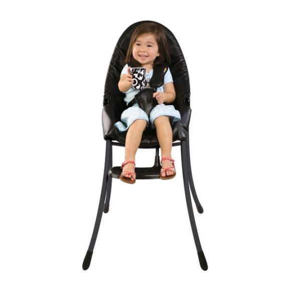 Nano Urban High Chair, Midnight Black - Highchairs - 3