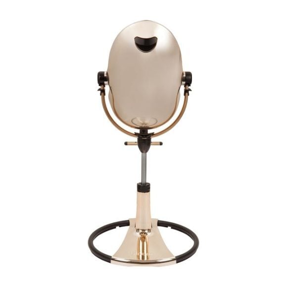 Fresco Chrome High Chair, Rose Gold/Black - Highchairs - 7