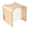 Pogo 3-In-1 Step Stool, Natural/White - Booster Seats - 3