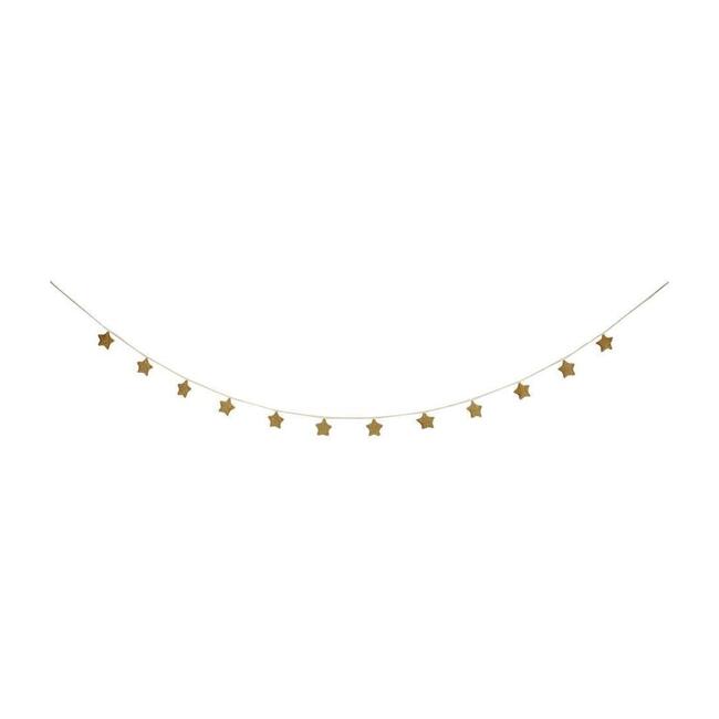 Gold Knitted Star Garland