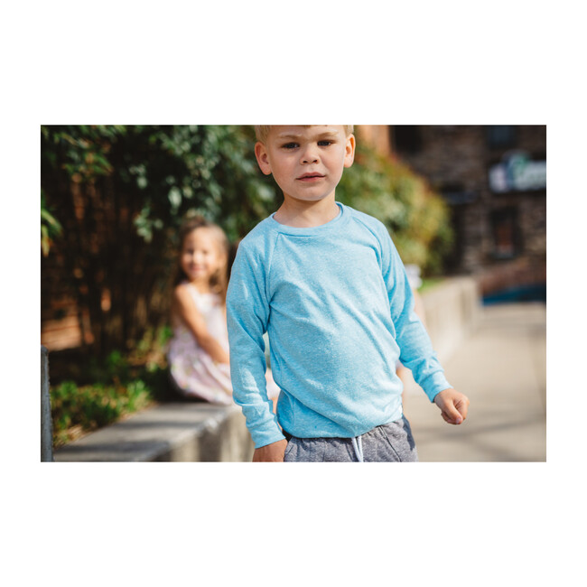 Raglan Top, Blue