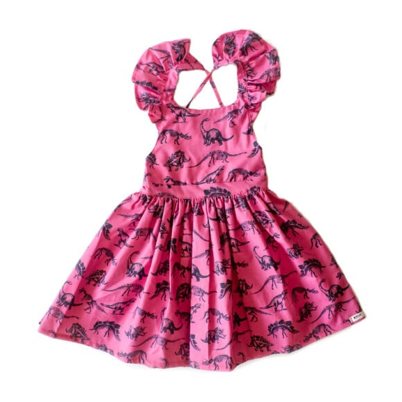 Ruffle Dress, Dino - Dresses - 1