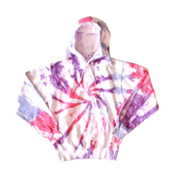 Adult Hoodie, Pink & Purple - Sweatshirts - 1