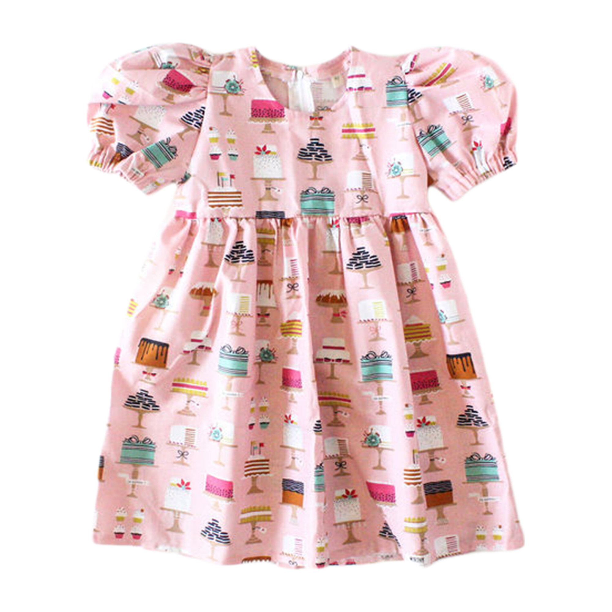 Puff Sleeve Dress, Made From Scratch