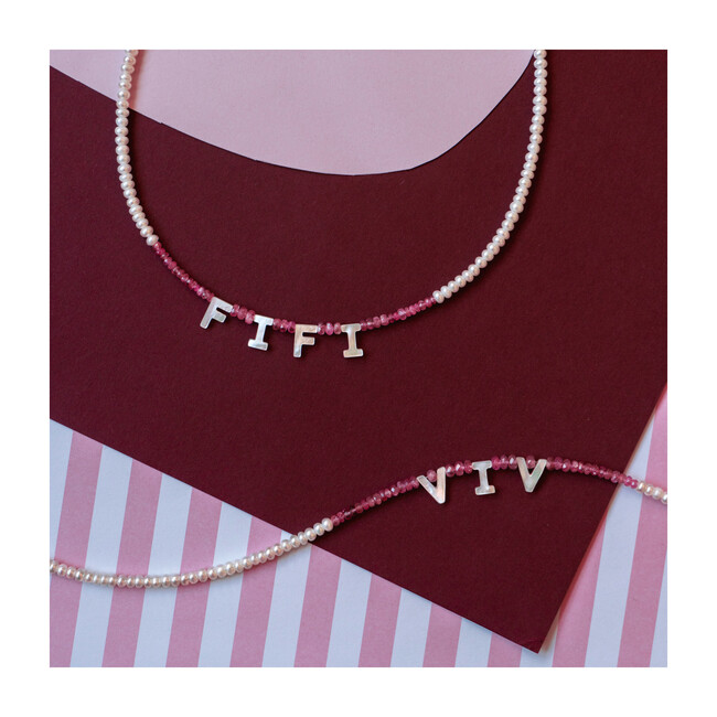 *Exclusive* Say My Name Necklace, Peony