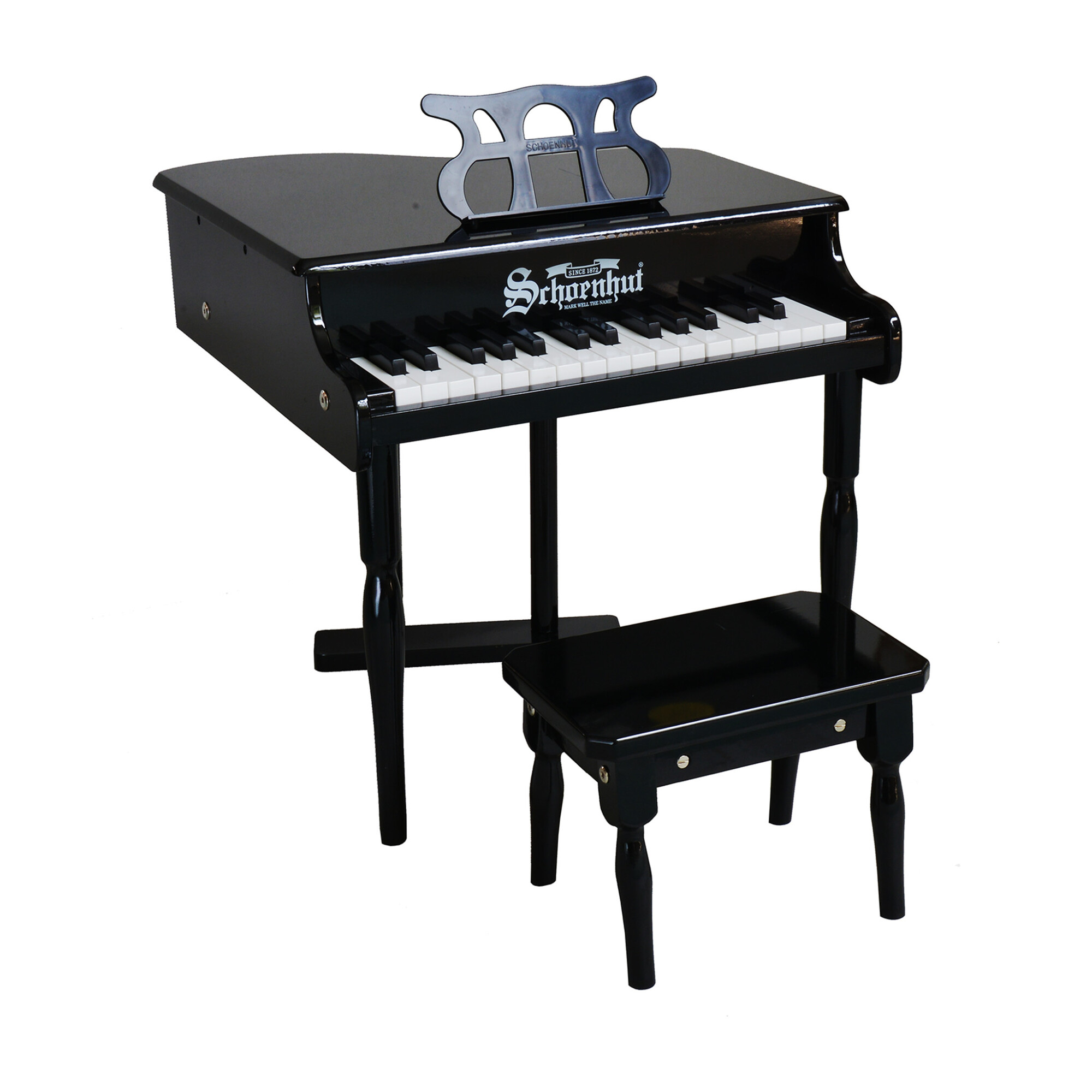 black baby grand piano hands