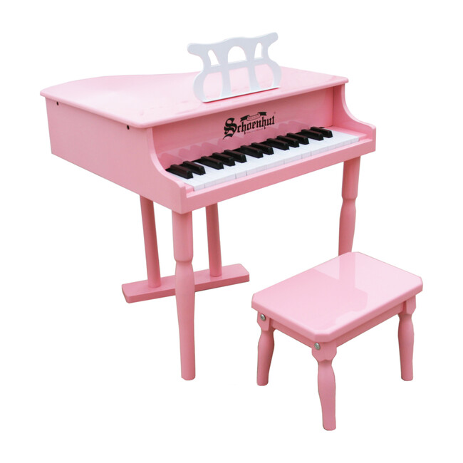 30-Key Classic Baby Grand Piano, Pink - Musical - 1