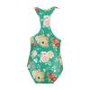 T Back One Piece, Rose Green