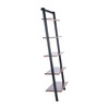 Cullyn 5-Tier Leaning Etagère, Honey Brown/Charcoal - Bookcases - 3