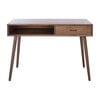 Remy 1-Drawer Writing Desk, Brown - Desks - 1 - thumbnail