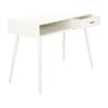 Remy 1-Drawer Writing Desk, Distressed White - Desks - 3