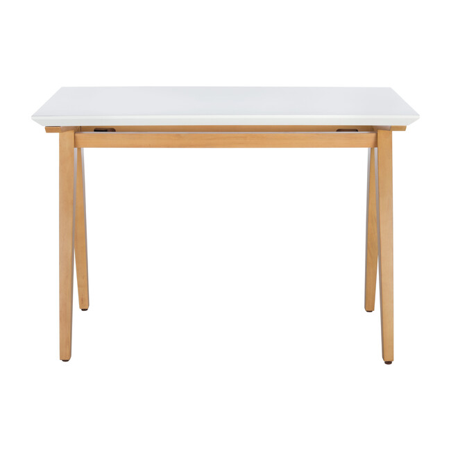 Reid Desk, Oak/White