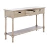 Landers 3-Drawer Console, Greige - Accent Tables - 3