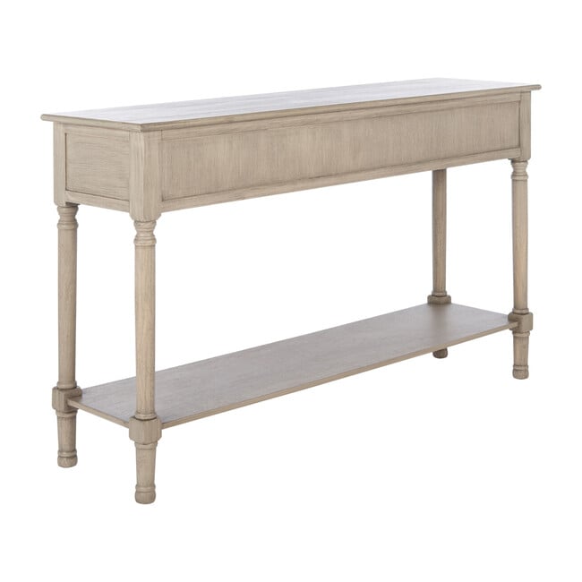 Landers 3-Drawer Console, Greige - Accent Tables - 4