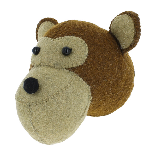 Mini Monkey Head, Brown