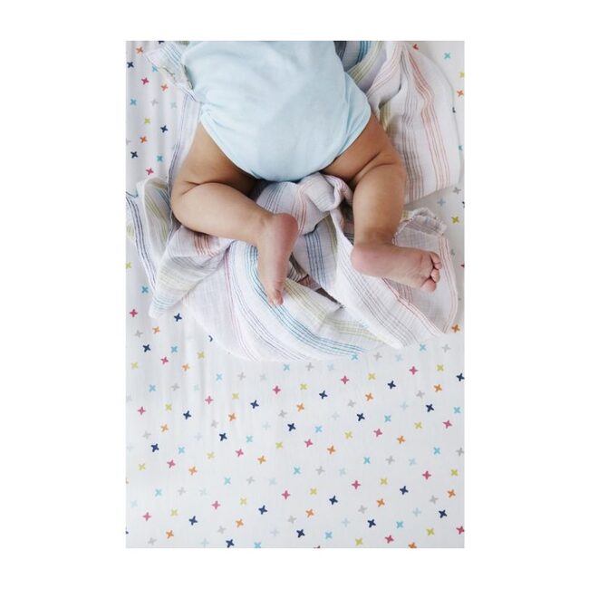 Rainbow Stripe Swaddle