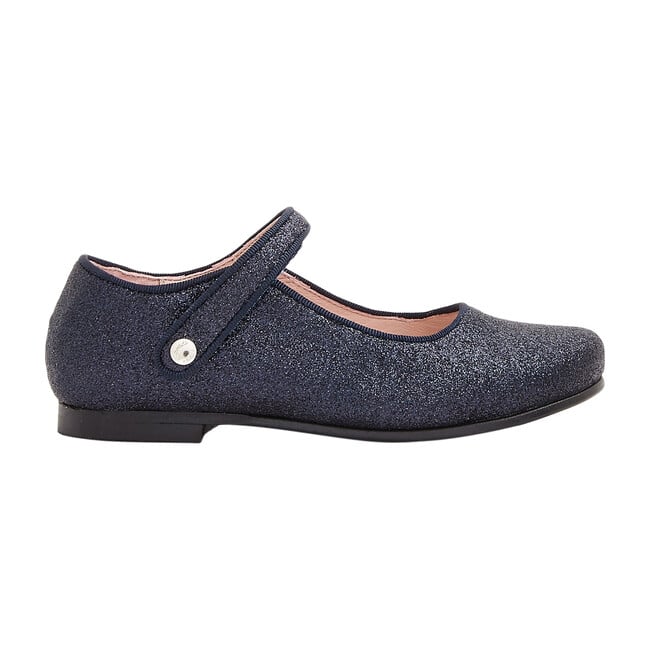 Glittery Mary Janes, Navy Blue
