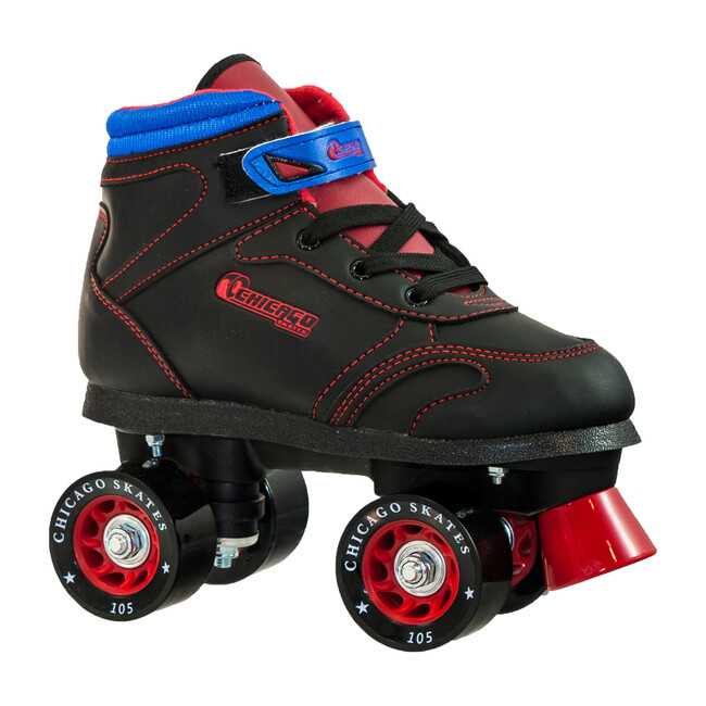 Sidewalk Skate, Black/Red - Chicago Skates Sports | Maisonette