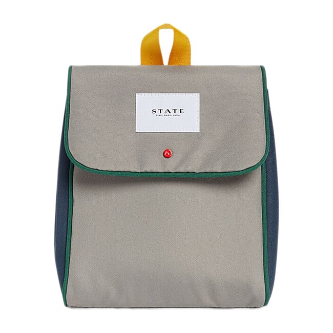 Richmond Lunch Sack, Green/Navy - Lunchbags - 1