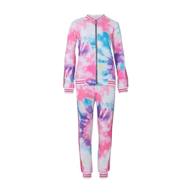 tie dye hoodie and jogger set