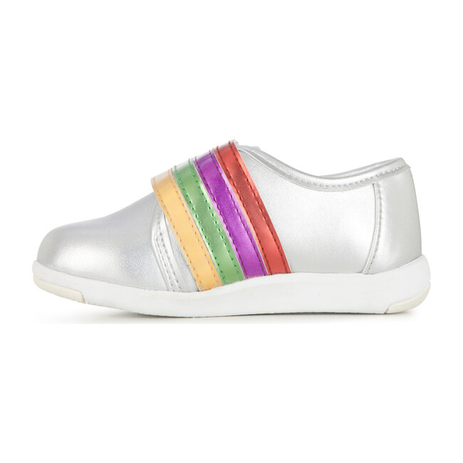 Rainbow Sneaker, Silver - Sneakers - 4
