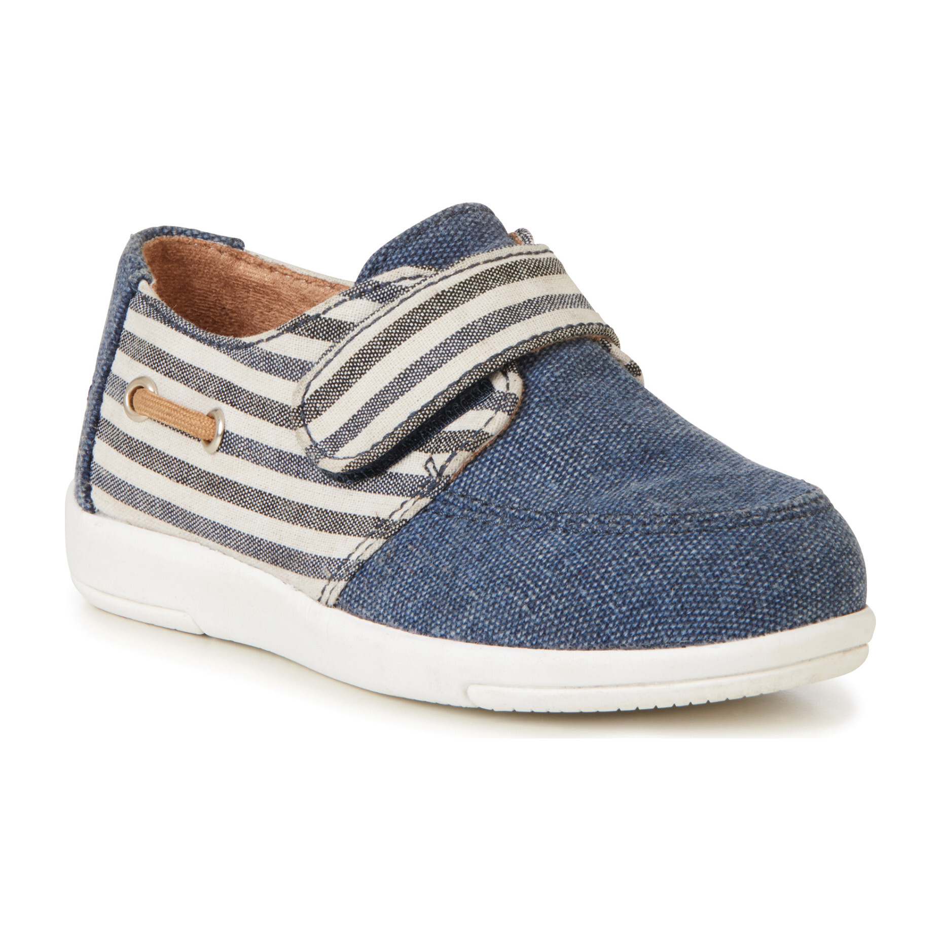 Sundile Velcro Boat Shoe, Dark Denim