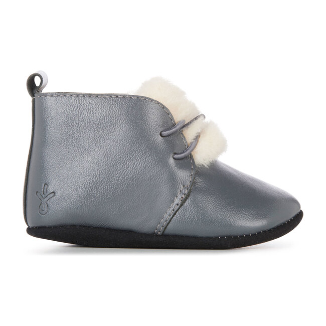 Poppy Bootie, Charcoal - Booties - 1