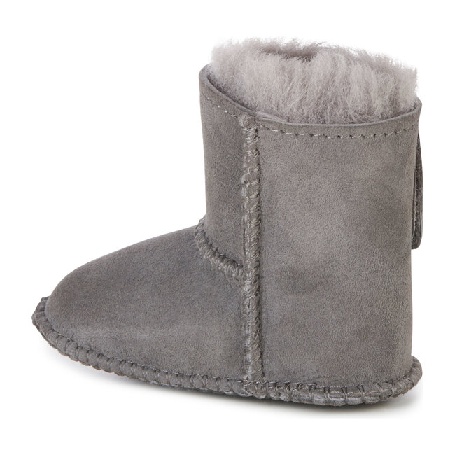 Baby Bootie, Charcoal - Booties - 7
