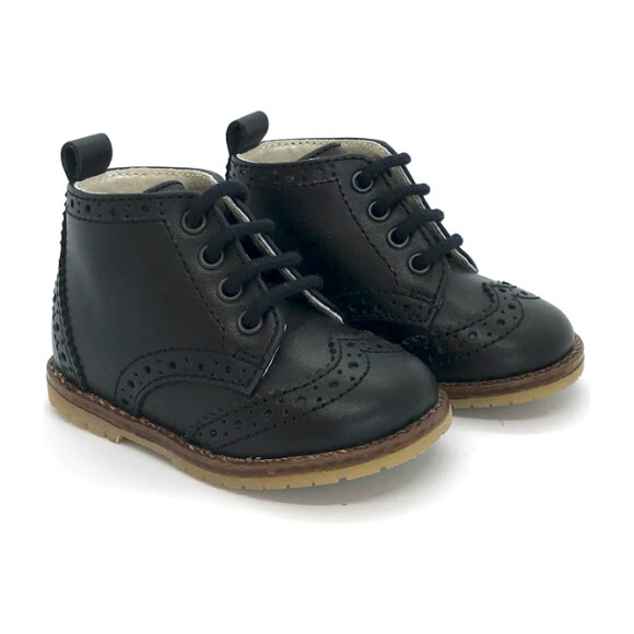 Alexis First Step Boots, Noir