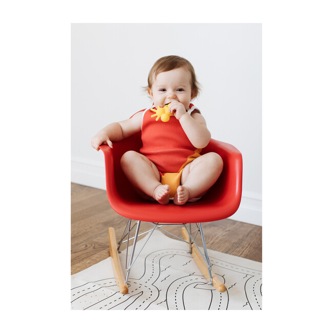 The Chew Teether Twin Pack, Orange and White