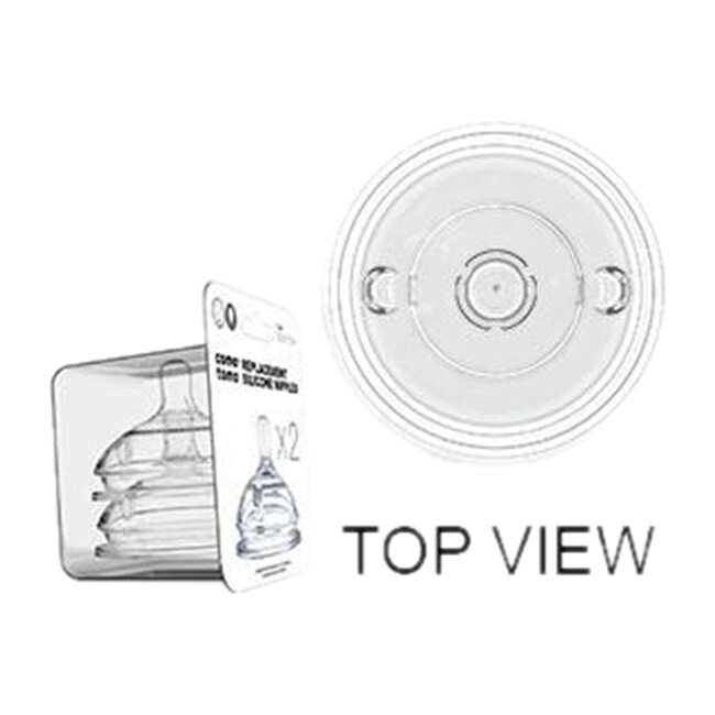 Comotomo Nipple Pack Slow, 1 Hole - Bottles - 2