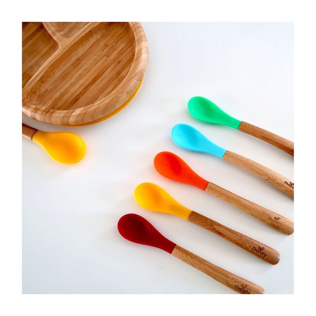 5-Pack Infant Bamboo Spoons, Multi