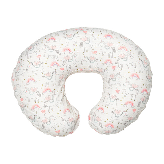 Boppy Classic Slipcover, Pink Unicorns - Nursing Pillows - 1