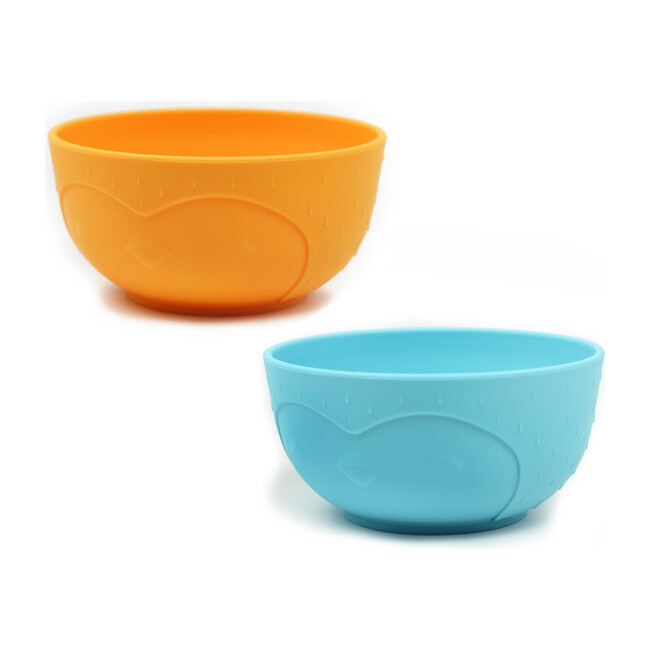 AniBOWL Set of 2 Penguins, Orange Peel & Sea Life - Tabletop - 1