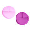 Silicone Divided Plates, Light Pink/Purple - Teethers - 2