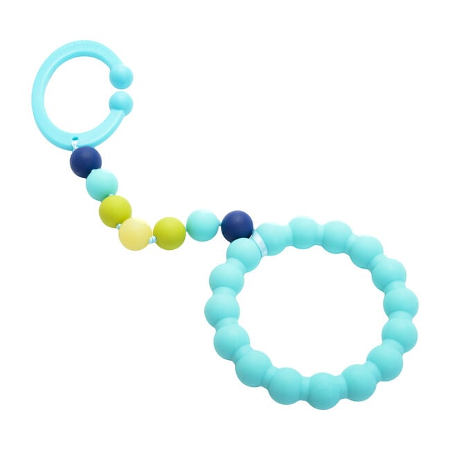 Gramercy Stroller/Car Seat Toy, Turquoise - Teethers - 1