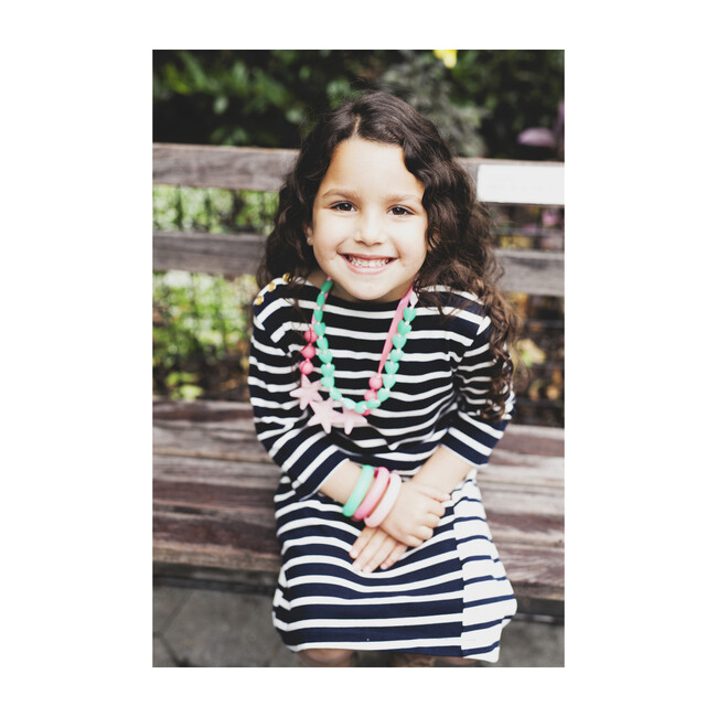 Broadway Star Necklace, Bubble Gum