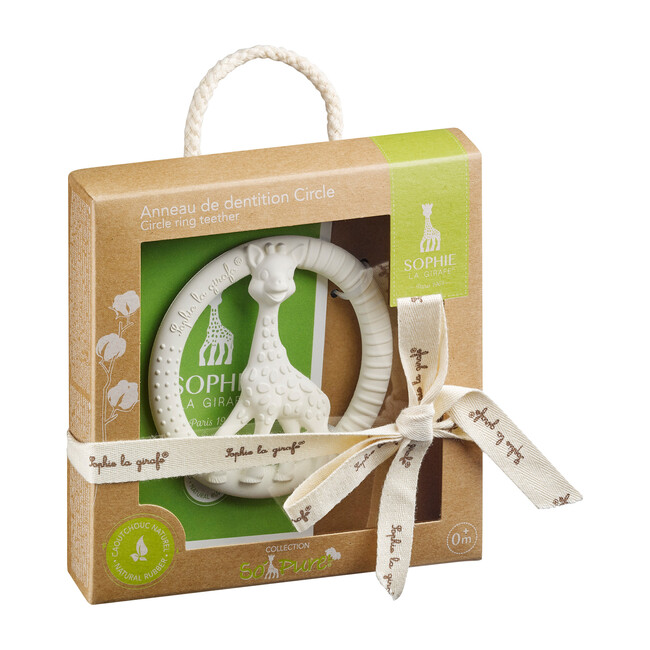 So'Pure Circle Teether, White