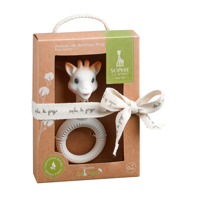 So'Pure Sophie Ring Toy, Natural