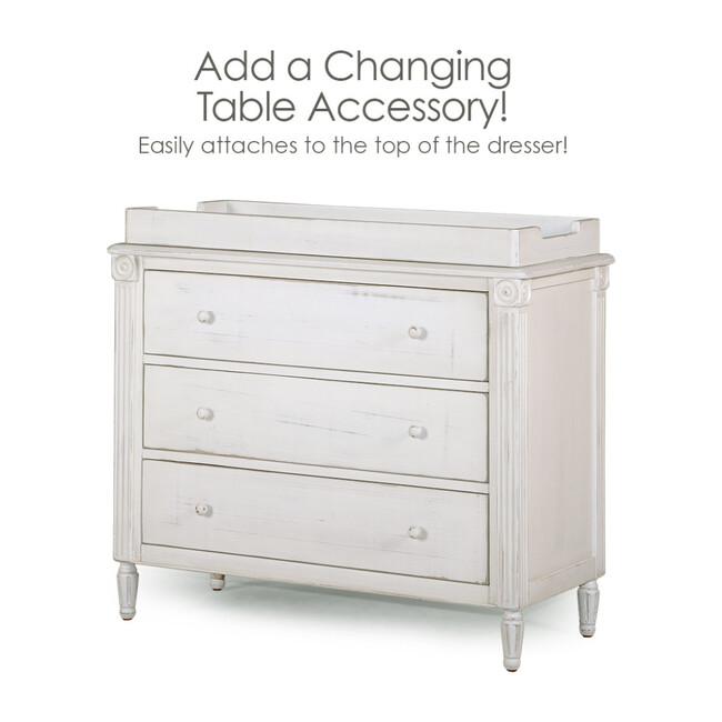 Palazzo Single Dresser, Ivory - Dressers - 4
