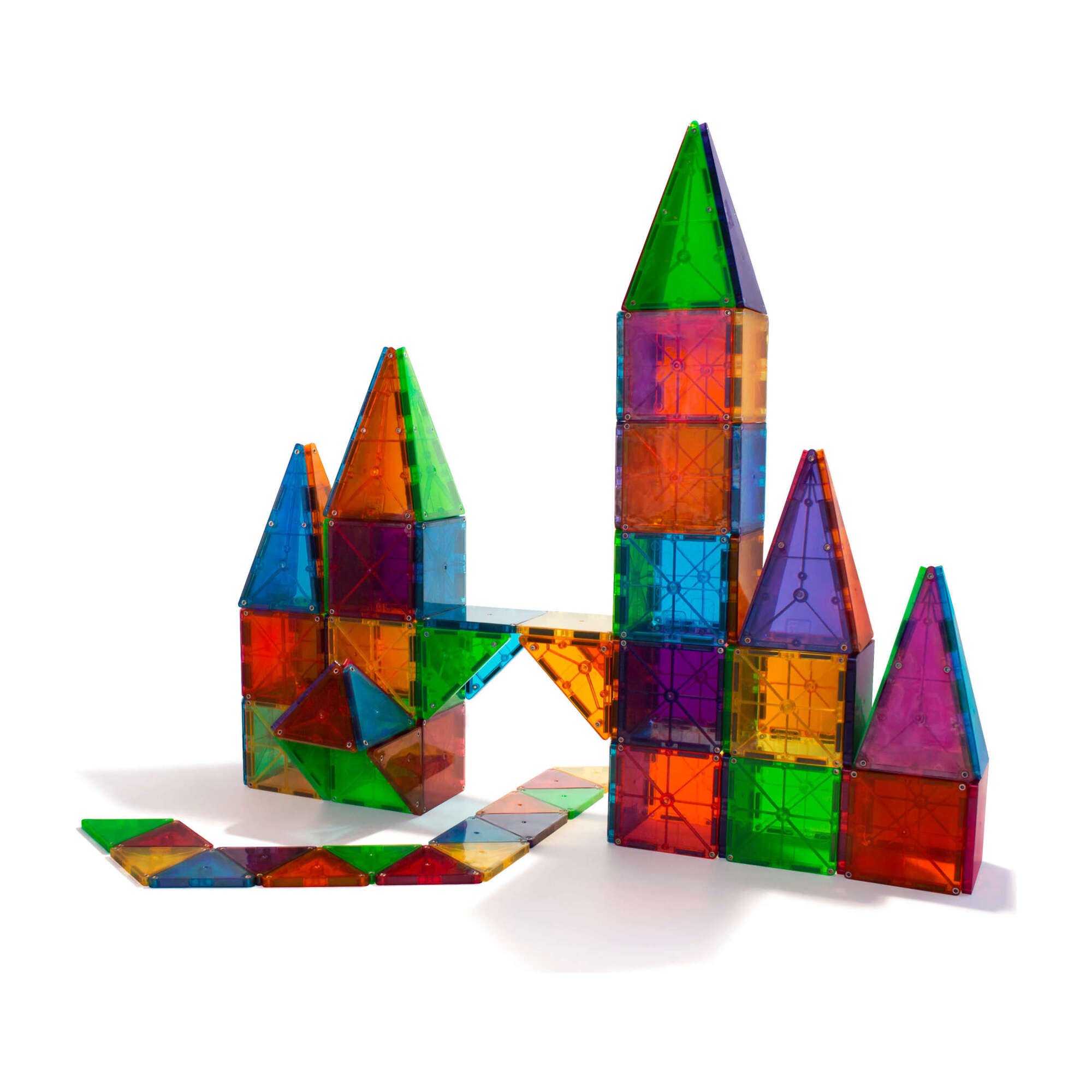 Magna-Tiles Clear Colors 100-Piece Set
