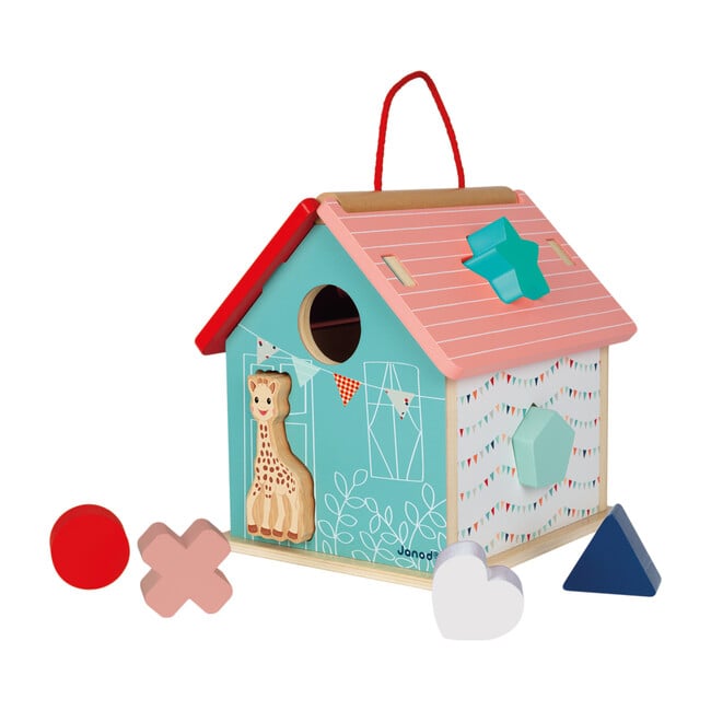 Sophie La Girafe Shape Sorting House - Blocks - 1